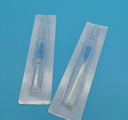 Cateteres de cánelas IV de utilização única Satefy Tipo Gauge 22G Azul profundo CE ISO13485