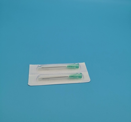 Claro - furo cirúrgico verde do lado da agulha da seringa para fora do diâmetro 2.1mm 14G para o único uso