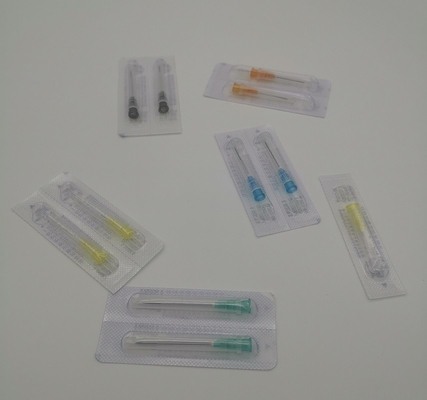 Claro - furo lateral das seringas dentais descartáveis amarelas para fora do diâmetro 2.7mm 12G