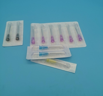 Para fora as seringas 19G hipodérmicos descartáveis do diâmetro 1.1mm desnatam a cor