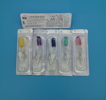 tipo roxo minúsculo da pressão positiva da borboleta 26G dos vasos sanguíneos da cânula descartável do Iv