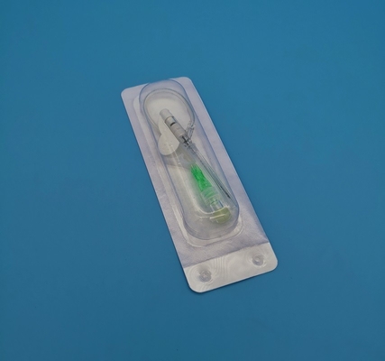 Tipo verde transfusão da borboleta 18G de sangue cirúrgica descartável da infusão da cânula do Iv