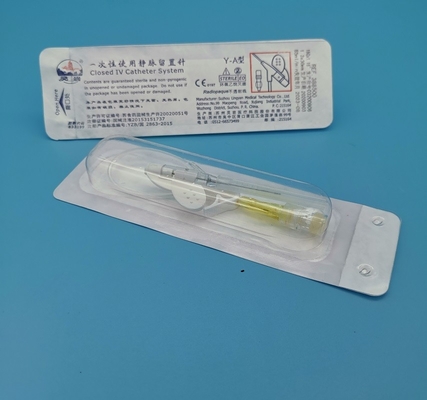 24G 	Tipo descartável infusão Neonatal pediatra amarela da borboleta da cânula IV