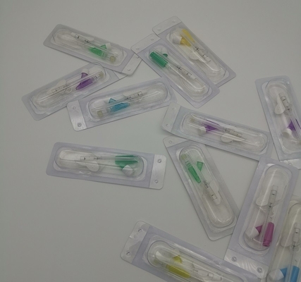 tipo roxo descartável de 26G Y da cânula do Iv para vasos sanguíneos minúsculos