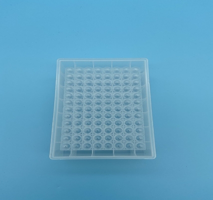 Qpcr transparente inferior redondo 96 esquadra bem bem a placa boa profunda