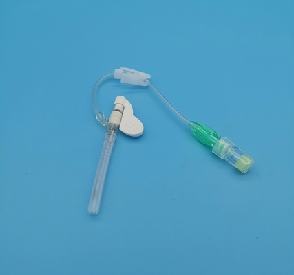 Tipo verde transfusão da borboleta 18G de sangue cirúrgica descartável da infusão da cânula do Iv