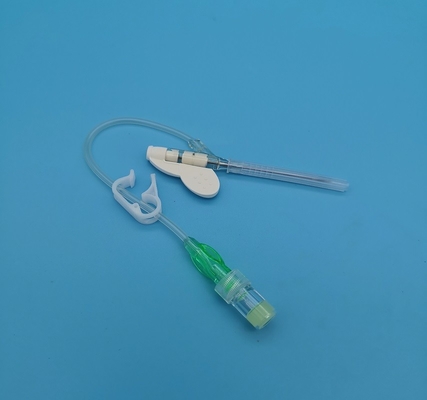 Tipo verde transfusão da borboleta 18G de sangue cirúrgica descartável da infusão da cânula do Iv