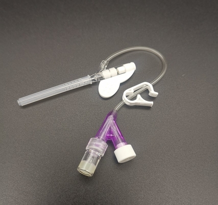 tipo roxo descartável de 26G Y da cânula do Iv para vasos sanguíneos minúsculos
