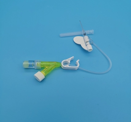 24G descartável Y para datilografar o cateter amarelo do Iv para a infusão Neonatal pediatra