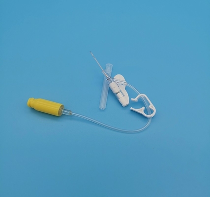 IV tipo descartável amarelo infusão Neonatal pediatra da pressão positiva da borboleta da cânula 24G