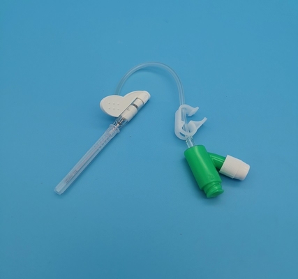 tipo infusão da pressão positiva de 18G Y da cânula descartável do Iv/verde cirúrgicos transfusão de sangue