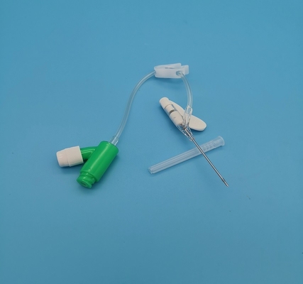tipo infusão da pressão positiva de 18G Y da cânula descartável do Iv/verde cirúrgicos transfusão de sangue