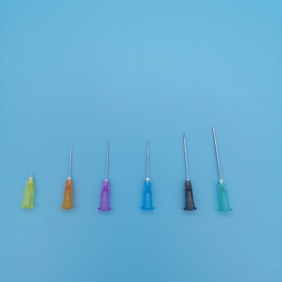 Furo cor-de-rosa descartável do lado da agulha da seringa para fora do diâmetro 1.2mm 18G