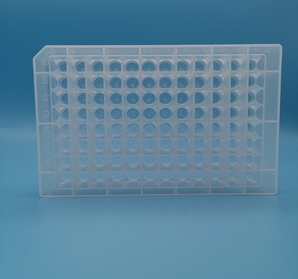 O PCR magnético do poço profundo da luva chapeia a esterilização que 96-Well transparente apontou a parte inferior