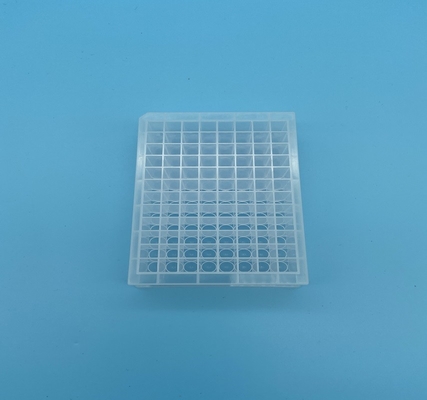 Qpcr transparente inferior redondo 96 esquadra bem bem a placa boa profunda