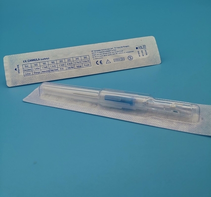 Cateteres para paciente único Tipo Satefy Agulhas de piercing descartáveis 20G Rosa CE ISO13485