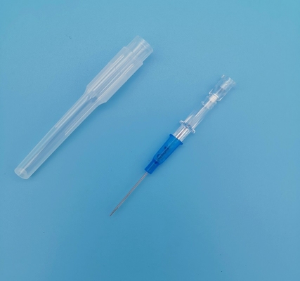 Tipo Satefy Agulhas de piercing descartáveis 26G Cateter IV não reutilizável Roxo CE ISO13485