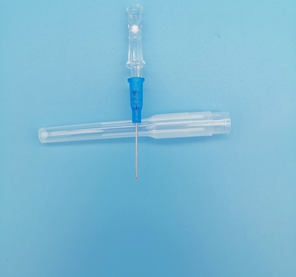 Tipo Satefy Agulhas de piercing descartáveis 26G Cateter IV não reutilizável Roxo CE ISO13485