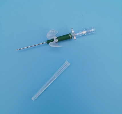 Cateteres intravenosos descartáveis ​​verdes 18G tipo borboleta CE ISO13485