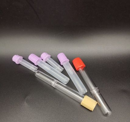 os tubos capilares transparentes inferiores do sangue da ponta 1.5ml ajustaram-se Unsterilized